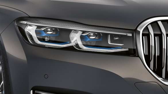Luz laser BMW del BMW Serie 7 Sedán BMW Serie 7 Sedán: acercamiento de la luz láser BMW