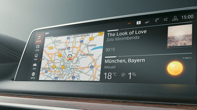 BMW Serie 7 Sedán: Microsoft Office 365 BMW Serie 7 Sedán: Microsoft Office 365 en Pantalla de Control