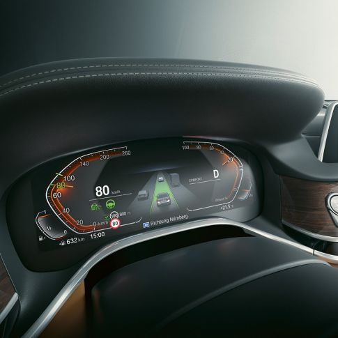 BMW Serie 7 Sedán: BMW Live Cockpit Professional BMW Serie 7 Sedán: acercamiento del BMW Live Cockpit Professional
