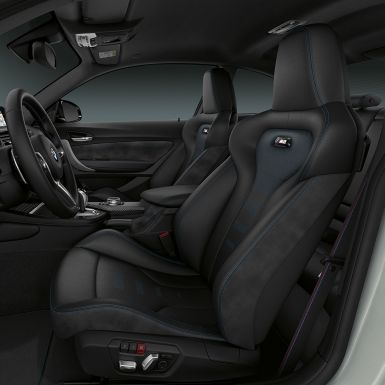 Tapicería del BMW M2 Competition F87 Tapicería del BMW M2 Competition F87 2018 Hockenheim Silver metálico interior