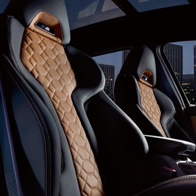 BMW X3 M Competition, asientos M Sport. BMW X3 M Competition, interior, asientos M Sport en piel ‘Merino’ con Alcántara.