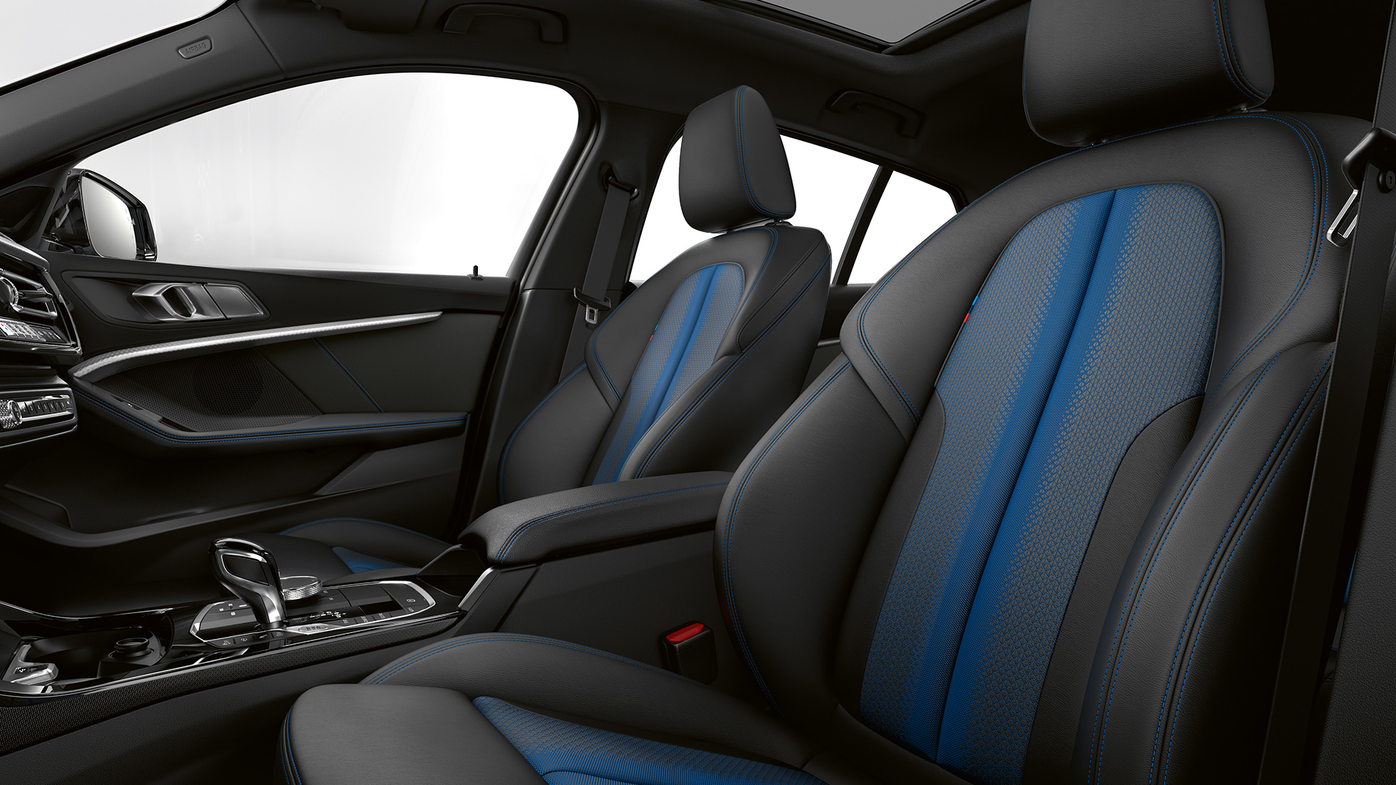 Asientos M Sport. BMW Serie 1 Modelo M Sport, interior con asientos M Sport.