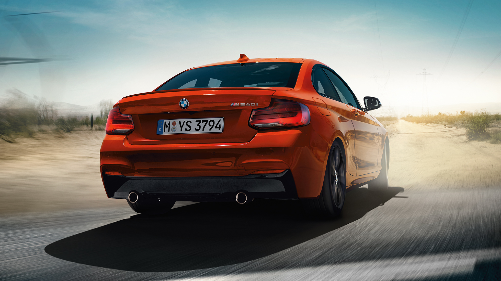 BMW Serie 2 Coupé, toma trasera BMW Serie 2 Coupé, toma trasera