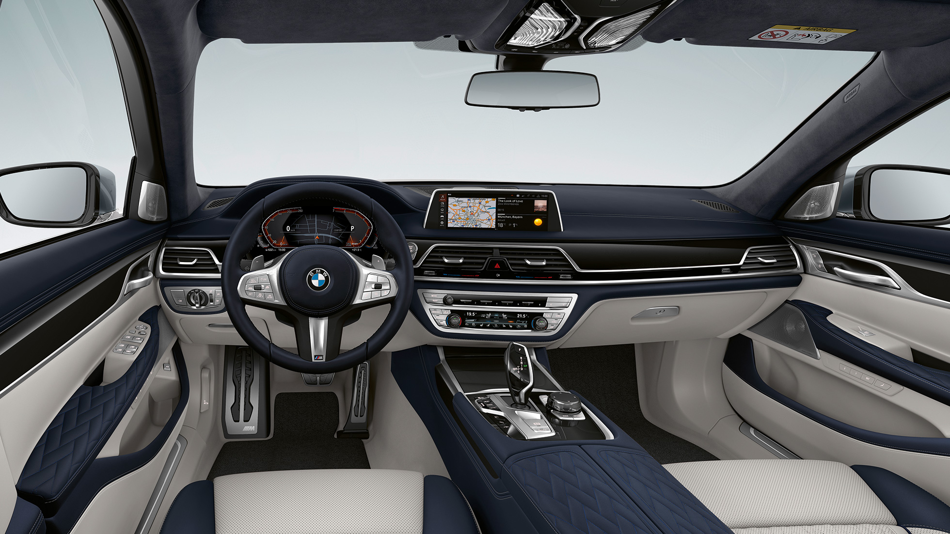 BMW Serie 7 Sedán, paquete M Sport, interior