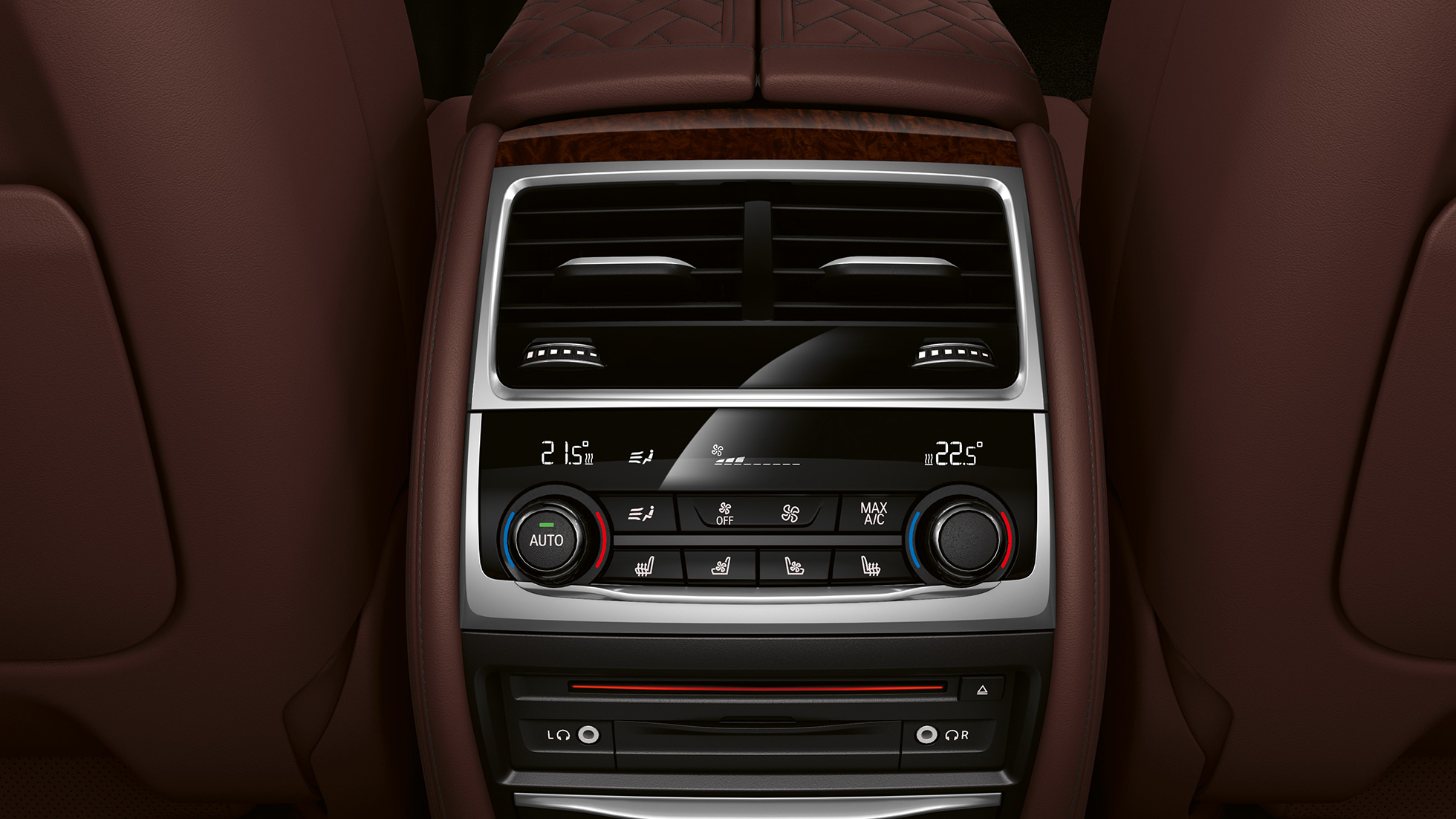 BMW Serie 7 Sedán, paquete M Sport: Acercamiento del sistema de control climático