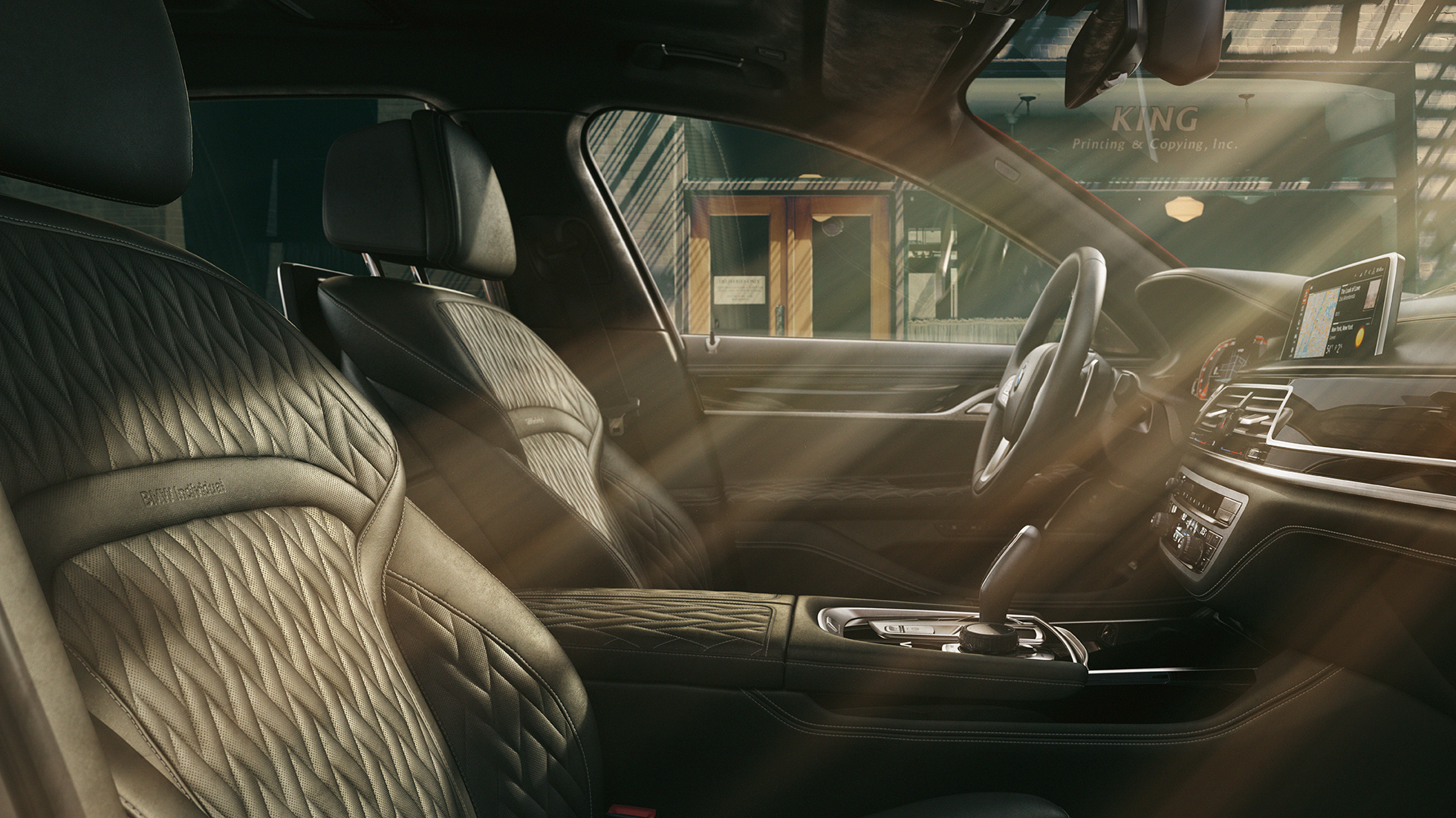 BMW Serie 7 Sedán Individual, interior de alta calidad BMW Serie 7 Sedán Individual, interior de alta calidad en color negro