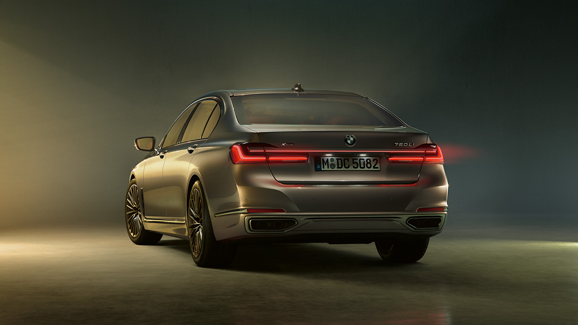 Concepto de luz del BMW Serie 7 Sedán Concepto de luz: vista trasera del BMW Serie 7 Sedán