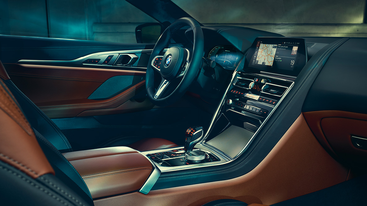 Interior del BMW Serie 8 Coupé. Interior del BMW Serie 8 Coupé.