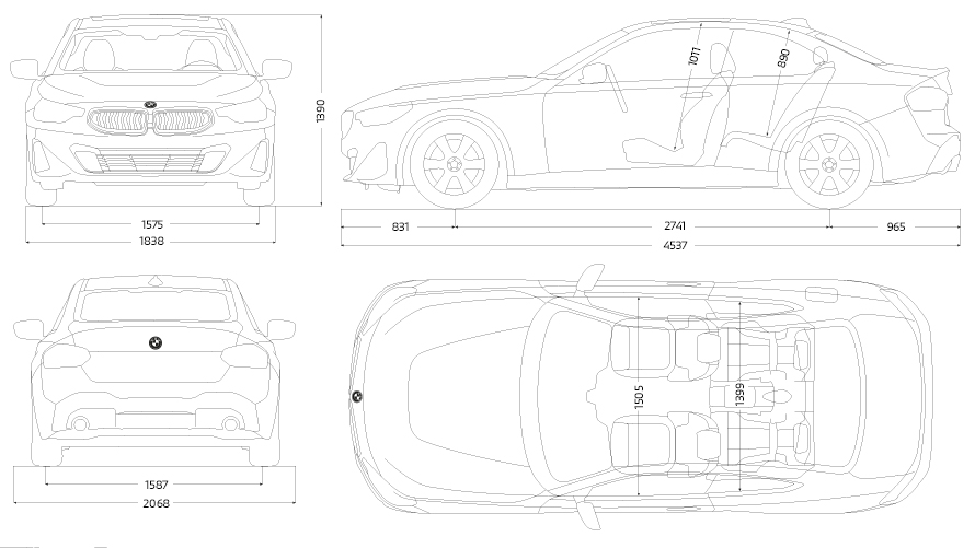 BMW M240i xDrive Coupé G42 2021 BMW M240i xDrive Coupé G42 2021 Black Sapphire metalizado