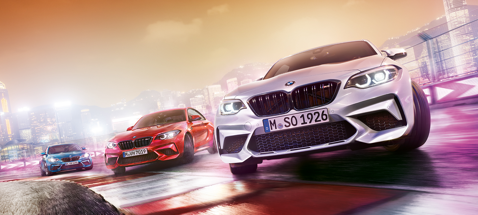 Diseño del BMW M2 Competition Diseño del BMW M2 Competition F87 2018 Hockenheim Silver metálico vista delantera de tres cuartos