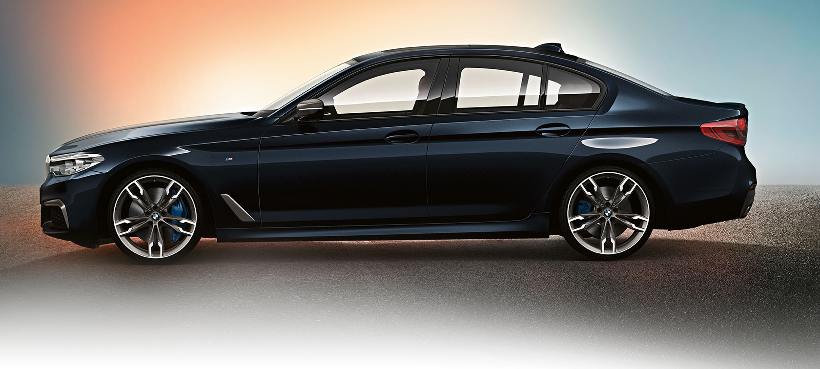 BMW Serie 5 Sedan M550i xDrive design.