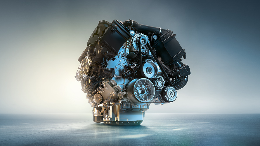 Motor de gasolina de 8 cilindros M Performance TwinPower Turbo. Motor de gasolina de 8 cilindros M Performance TwinPower Turbo del BMW M550i xDrive.