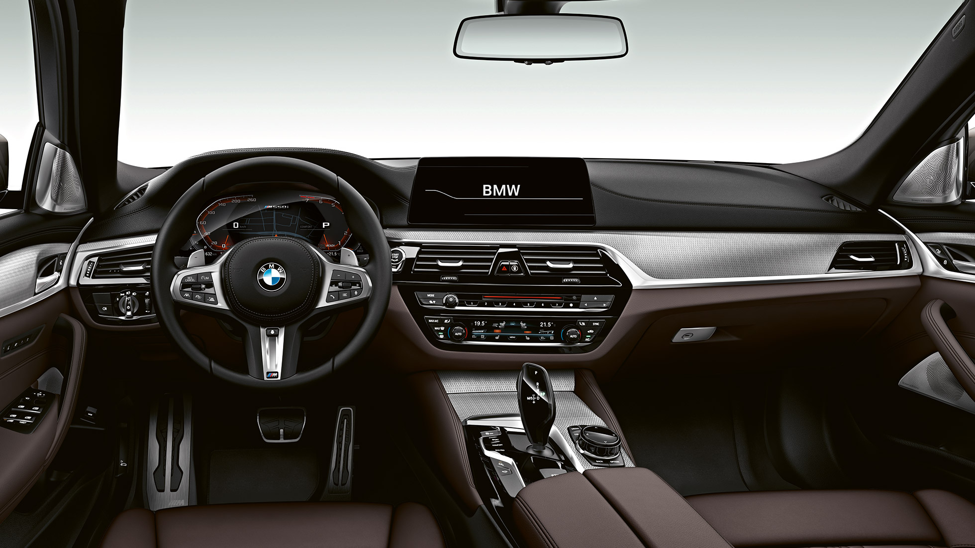 Diseño interior. Cabina del BMW M550i.