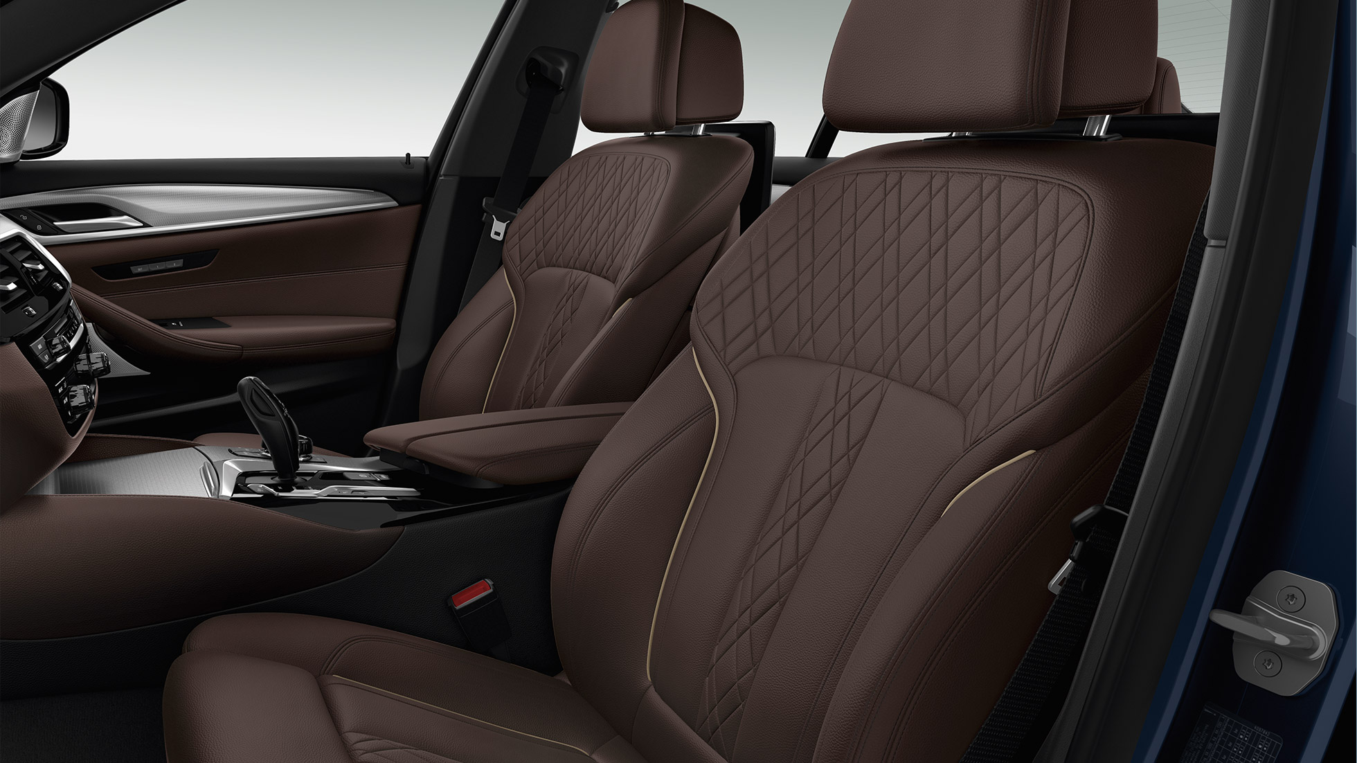 Tapicería. Diseño interior del BMW M550i.