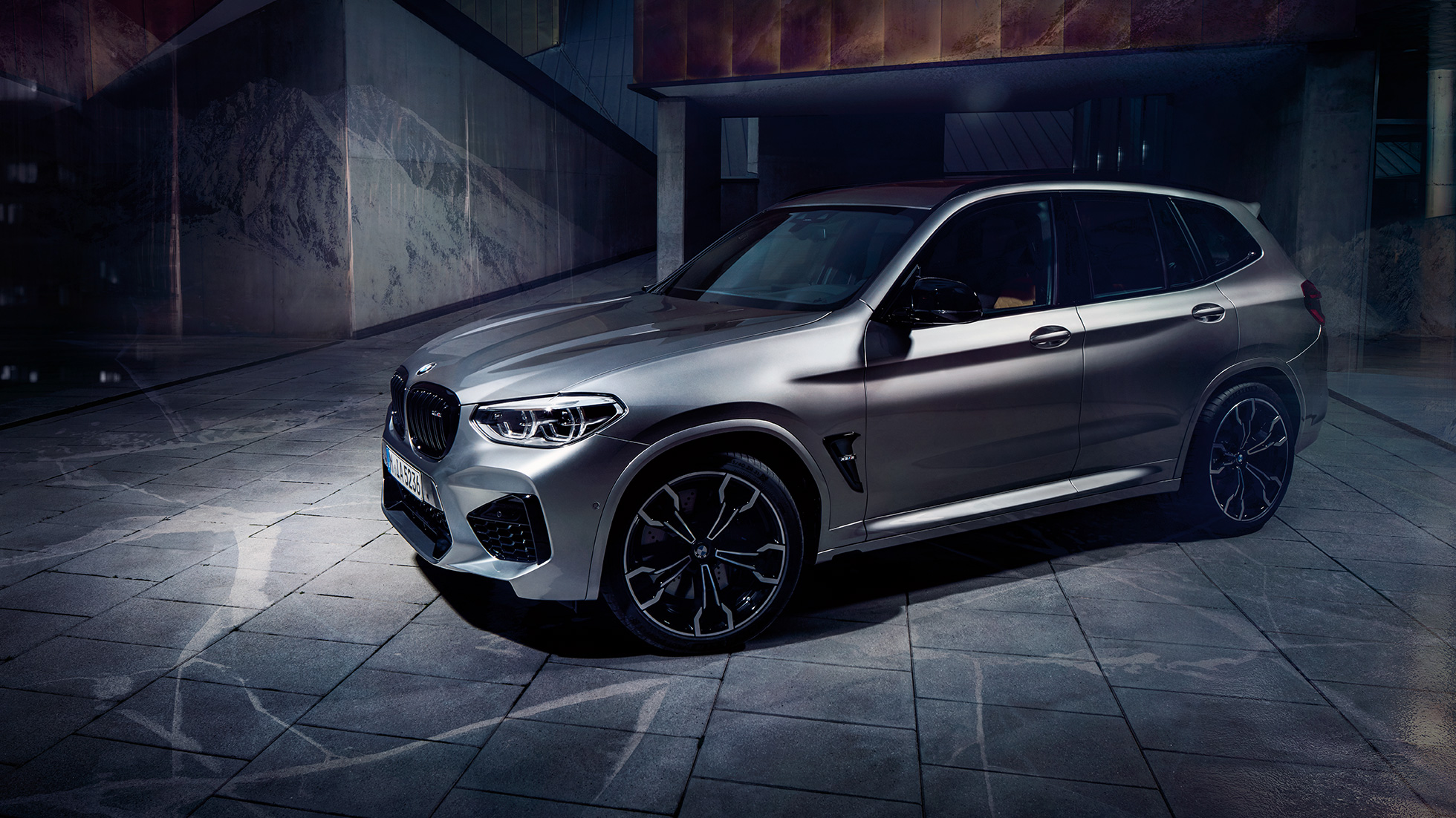 BMW X3 M , vista lateral. BMW X3 M en Donington Grey metálico, exterior, vista lateral.