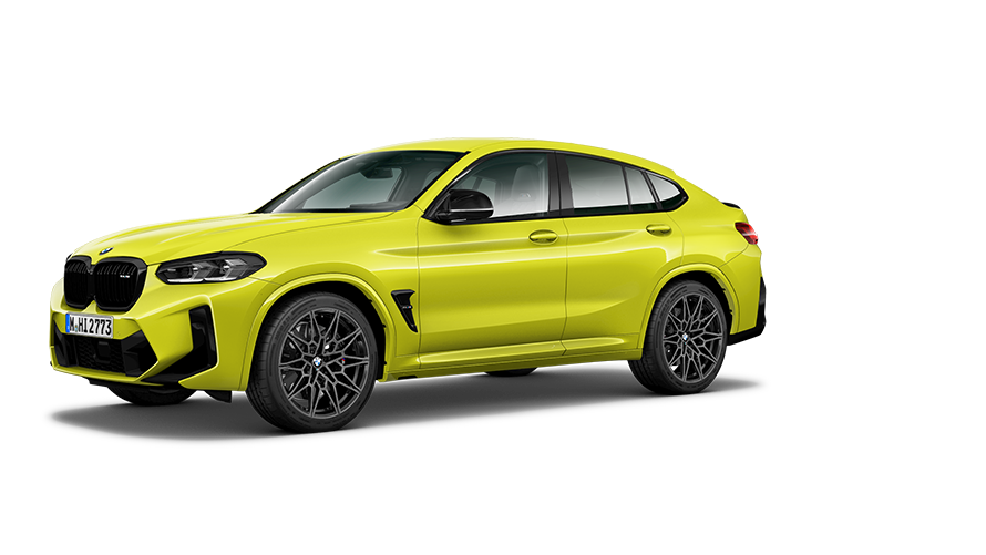Modelos BMW X BMW X4 M G02 MP, vista de tres cuartos del lateral Modelo BMW X BMW X4 M G02 MP, vista de tres cuartos del lateral