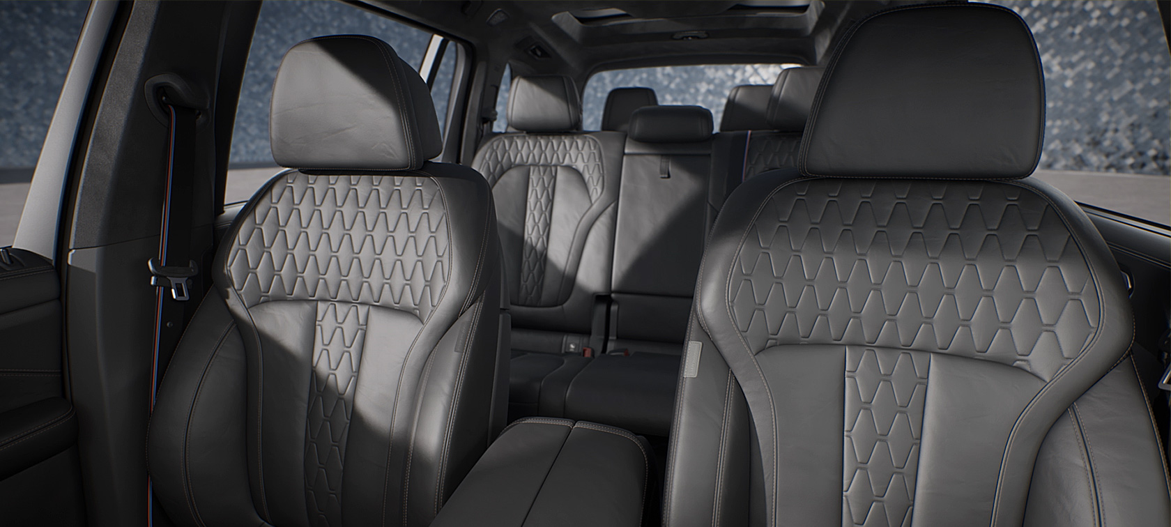 BMW X7 M60i xDrive G07 LCI diseño interior en vídeo BMW X7 M60i xDrive G07 LCI diseño interior en vídeo