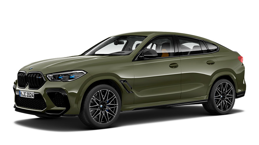 Modelos BMW X BMW X6 M G06 MP, vista de tres cuartos del lateral Modelo BMW X BMW X6 M G06 MP, vista de tres cuartos del lateral