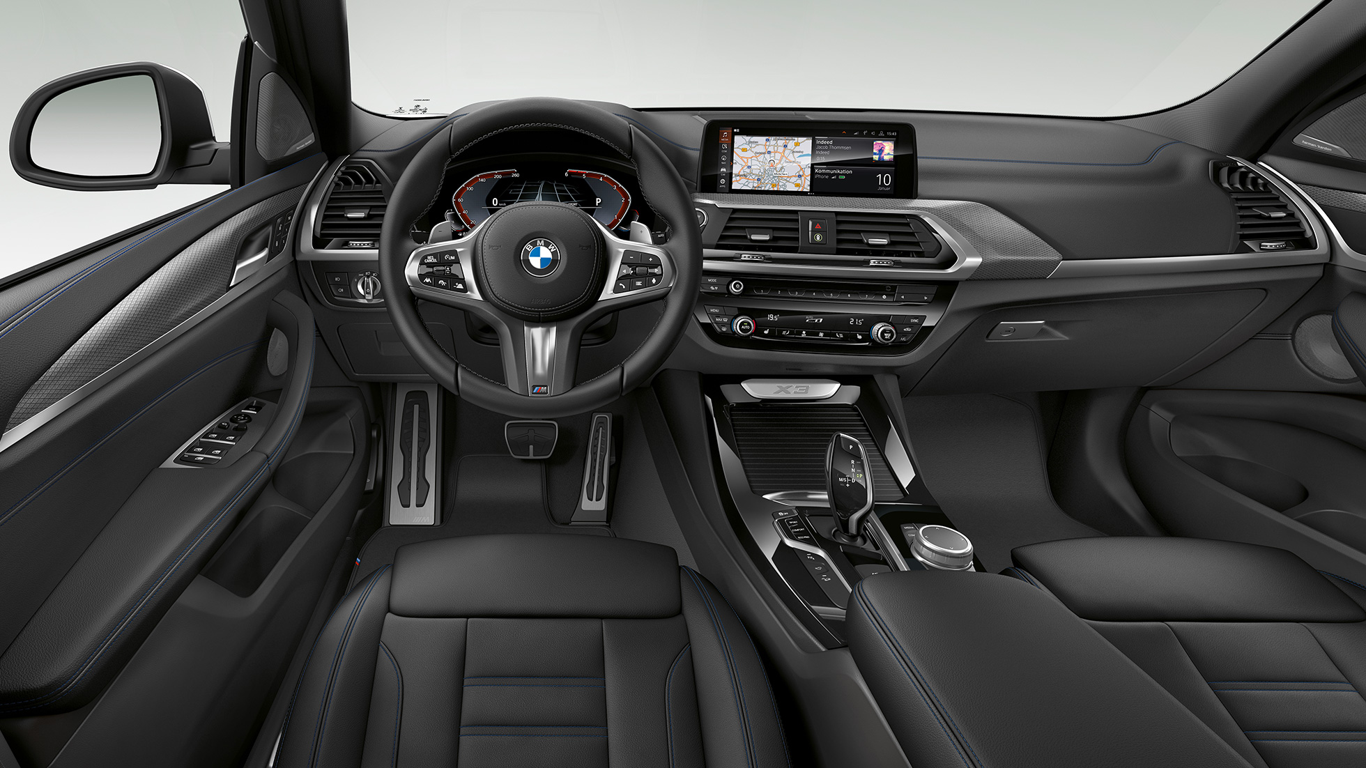 BMW X3 M40i, Modelo M Sport, interior BMW X3 M40i, Modelo M Sport, interior