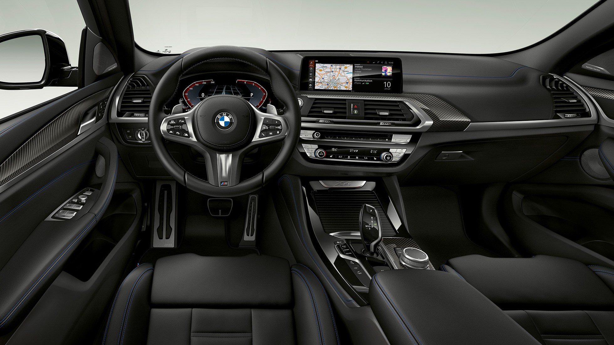 Cabina del BMW X4 Modelo M Sport Cabina del BMW X4 xDrive30i Modelo M Sport 2018 interior