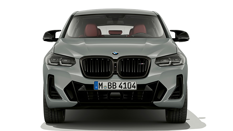 BMW X4 G02 Brooklyn Grau Diseño del frontal 2021 BMW X4 G02 Brooklyn Grau Primer plano Diseño del frontal 2021