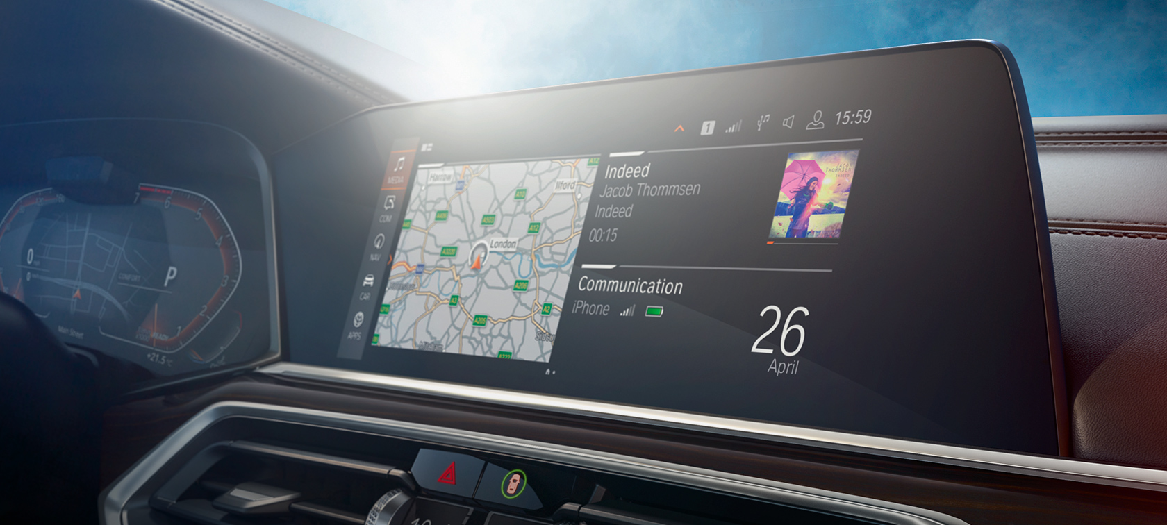 BMW X5 cockpit Cockpit and operating concept of the BMW X5
