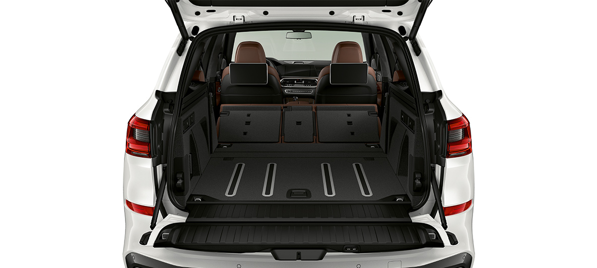 Maletero del BMW X5 Espacio del maletero del BMW X5