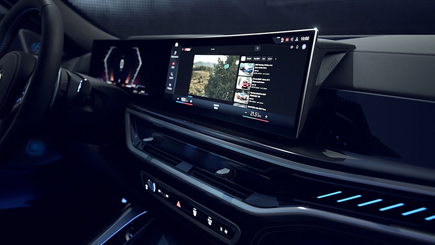 Vídeo, streaming de vídeo totalmente integrado BMW X5 G05 LCI BMW X5 G05 LCI Vídeo, streaming de vídeo totalmente integrado