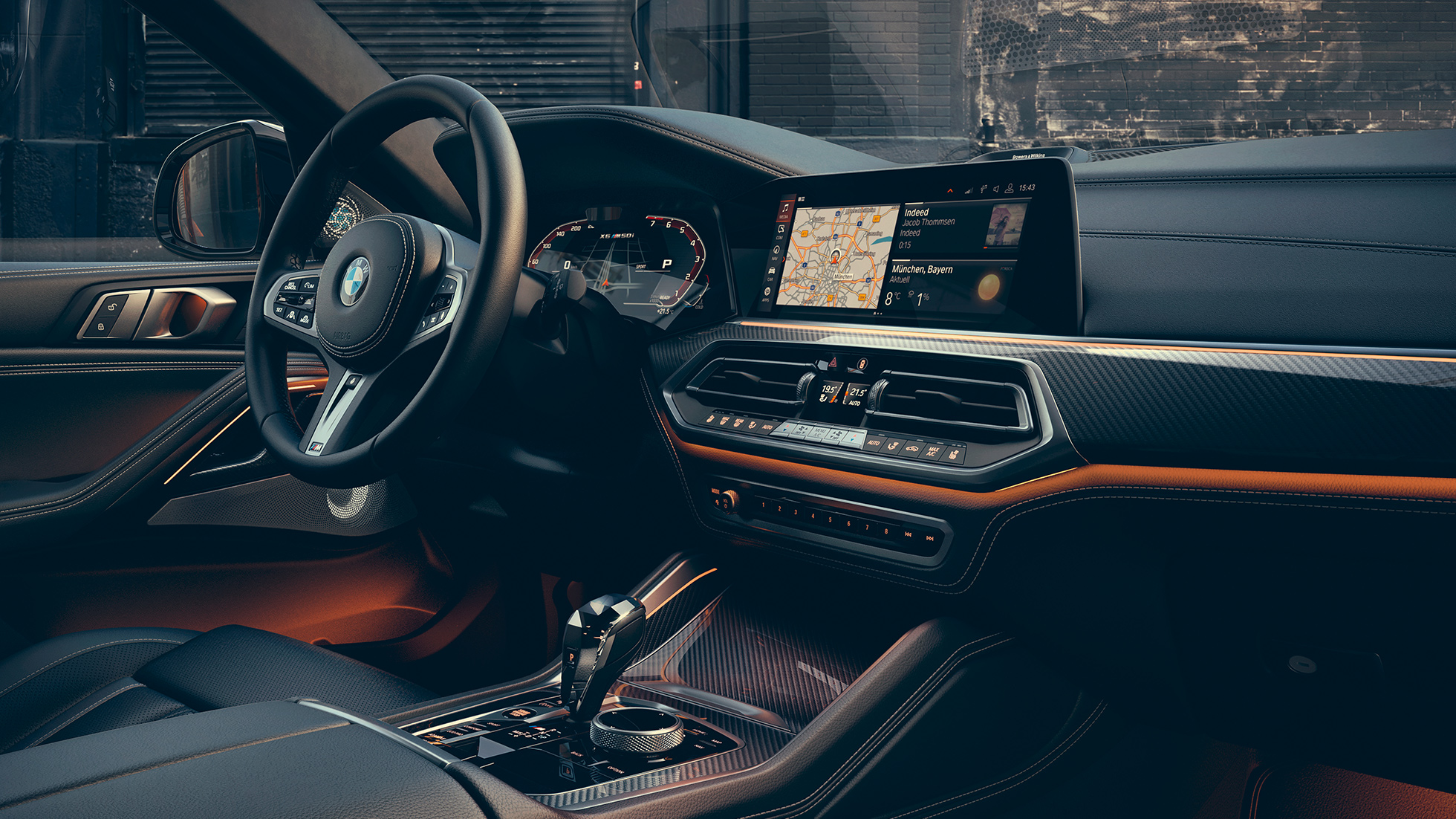 Interior del BMW X6. El interior del BMW X6.