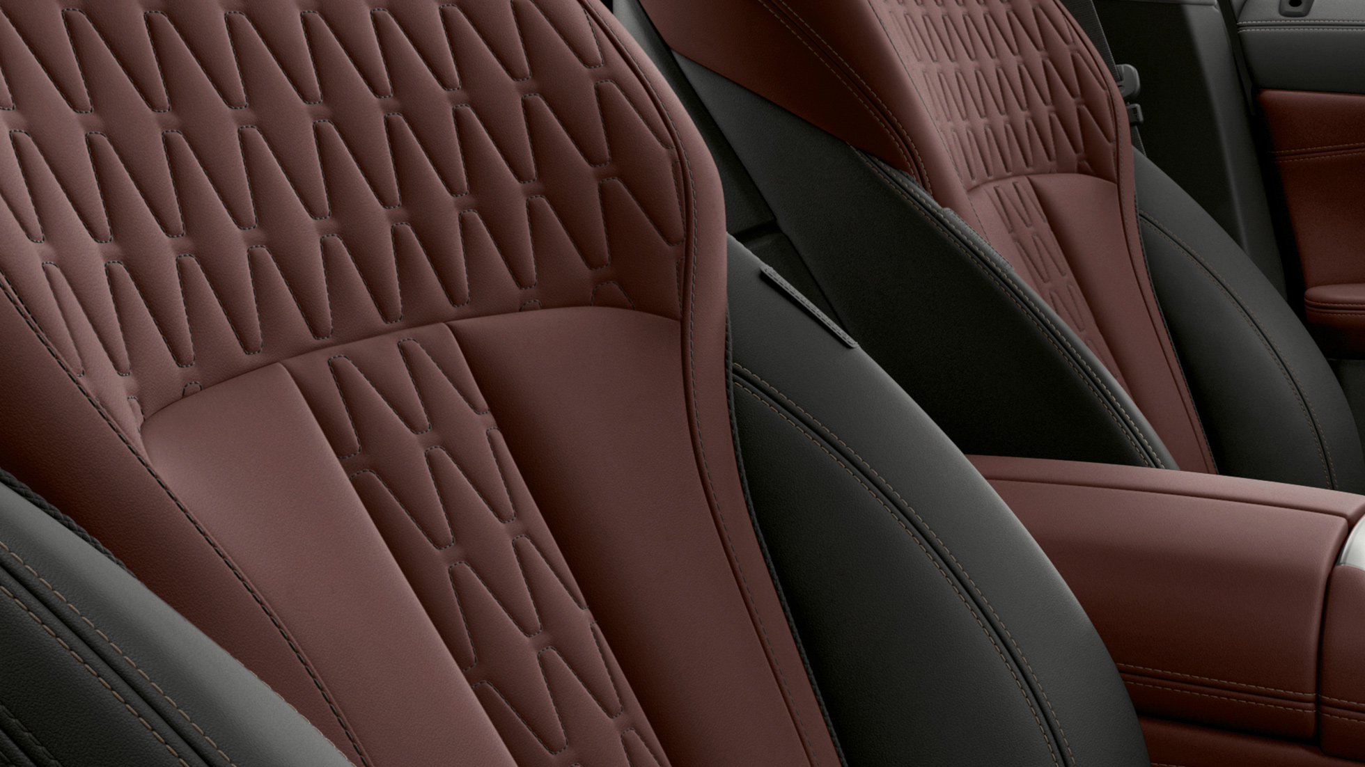 Tapizado del BMW X6 Individual. Interior del BMW X6 Individual con vista del tapizado.