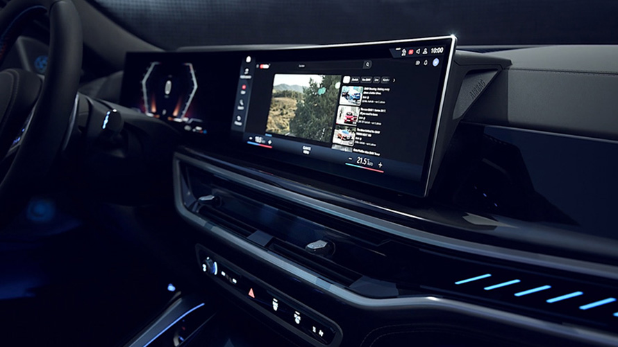 Streaming de vídeo totalmente integrado BMW X6 G06 LCI BMW X6 G06 LCI Streaming de vídeo totalmente integrado Vídeo