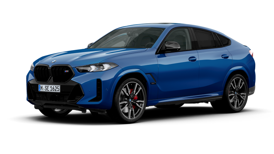 Modelos BMW X BMW X6 G06, vista de tres cuartos del lateral