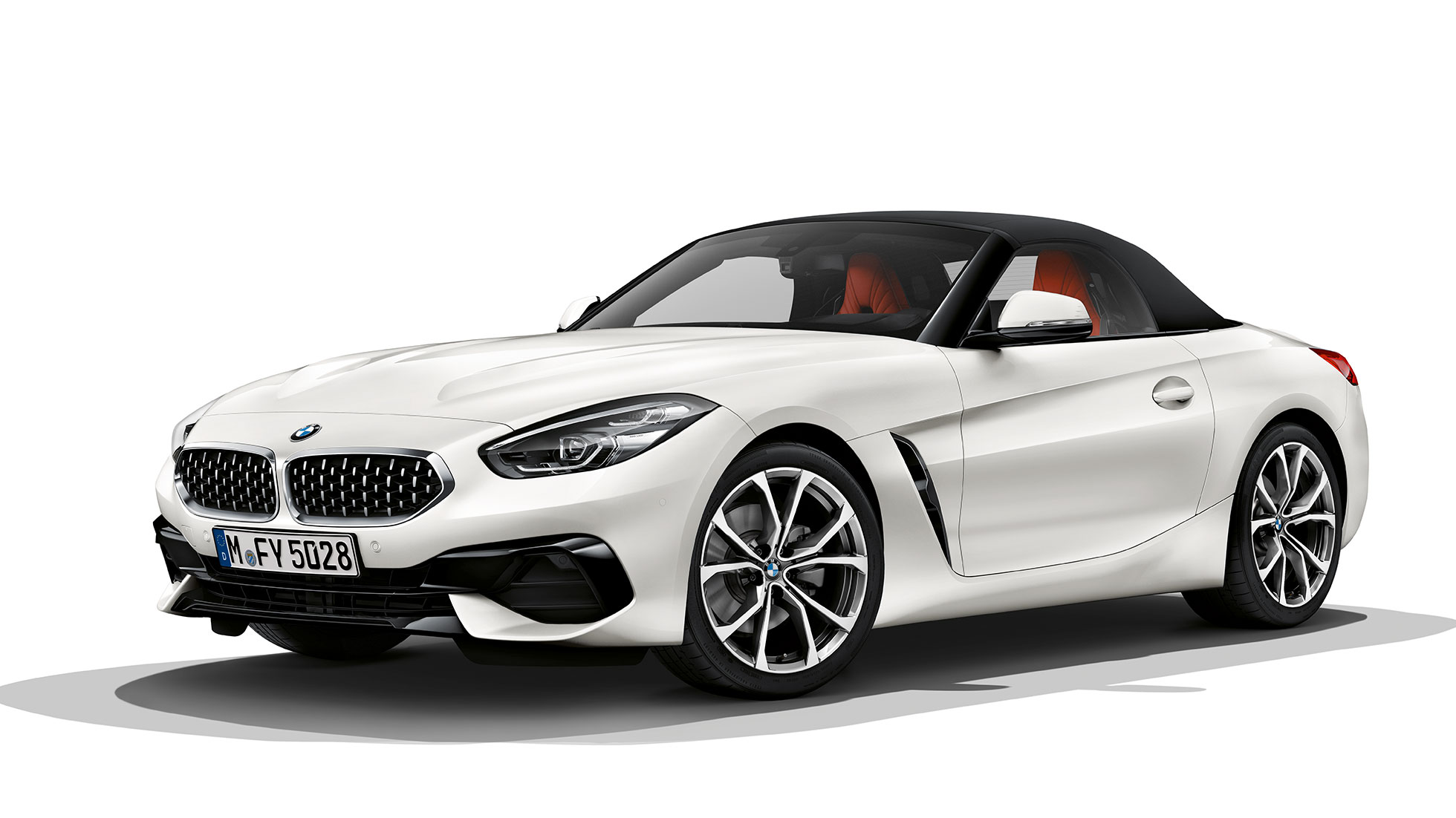 BMW Z4 Roadster Modelo Línea Deportiva, toma delantera de tres cuartos
