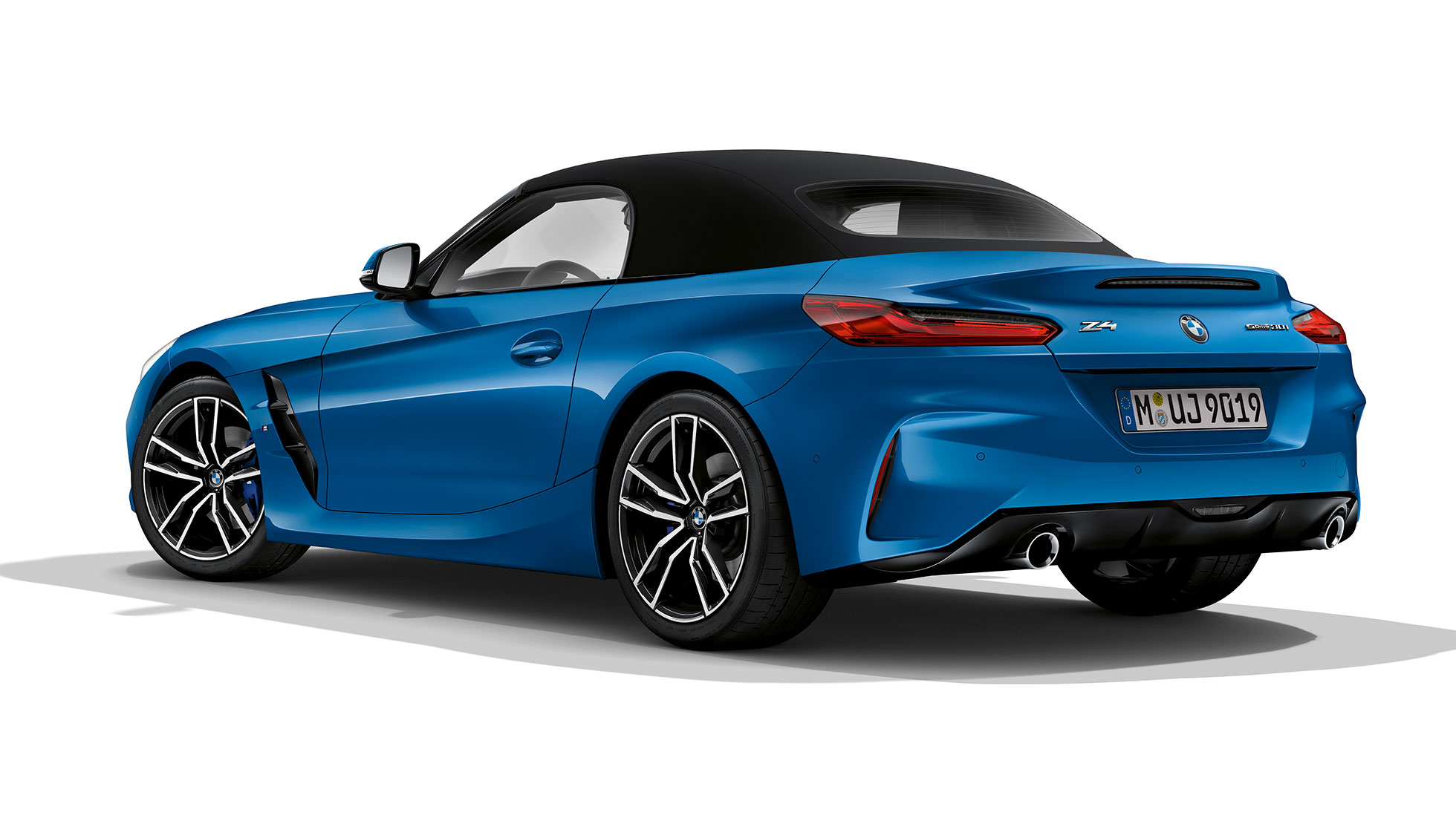 BMW Z4 Roadster Modelo M Deportivo, vista trasera de tres cuartos
