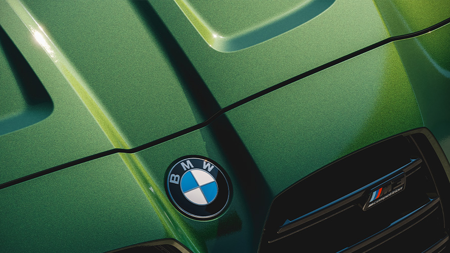 BMW M3 Competition M xDrive BMW Individual Verde Ermes Mertallic BMW logo BMW M3 Competition M xDrive BMW Individual Verde Ermes Mertallic BMW logo