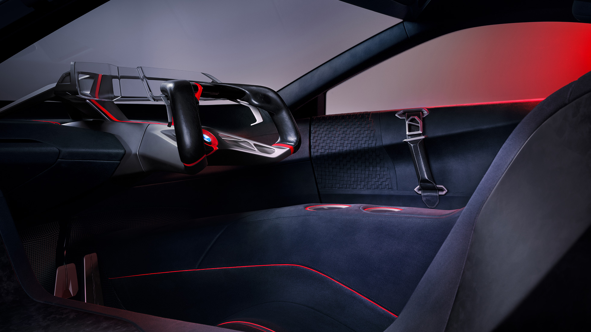 BMW Vision M NEXT, interior BMW Vision M NEXT, interior, diseño, asientos.