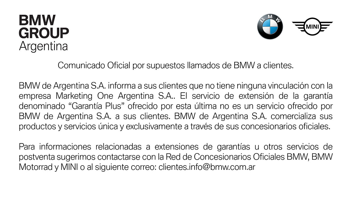 Comunicado Garantías