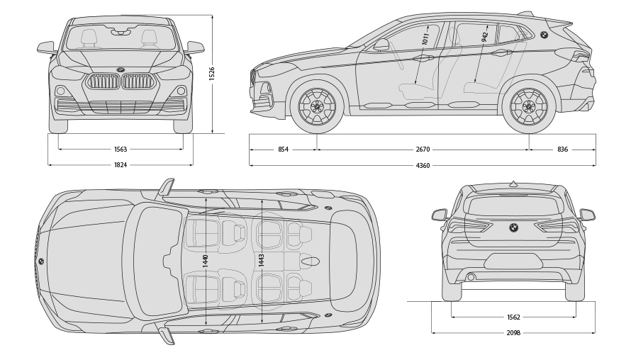 BMW X2 Motores y datos técnicos