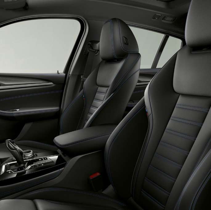 Tapizado del BMW X4 xDrive30i Modelo M Sport 2018 interior